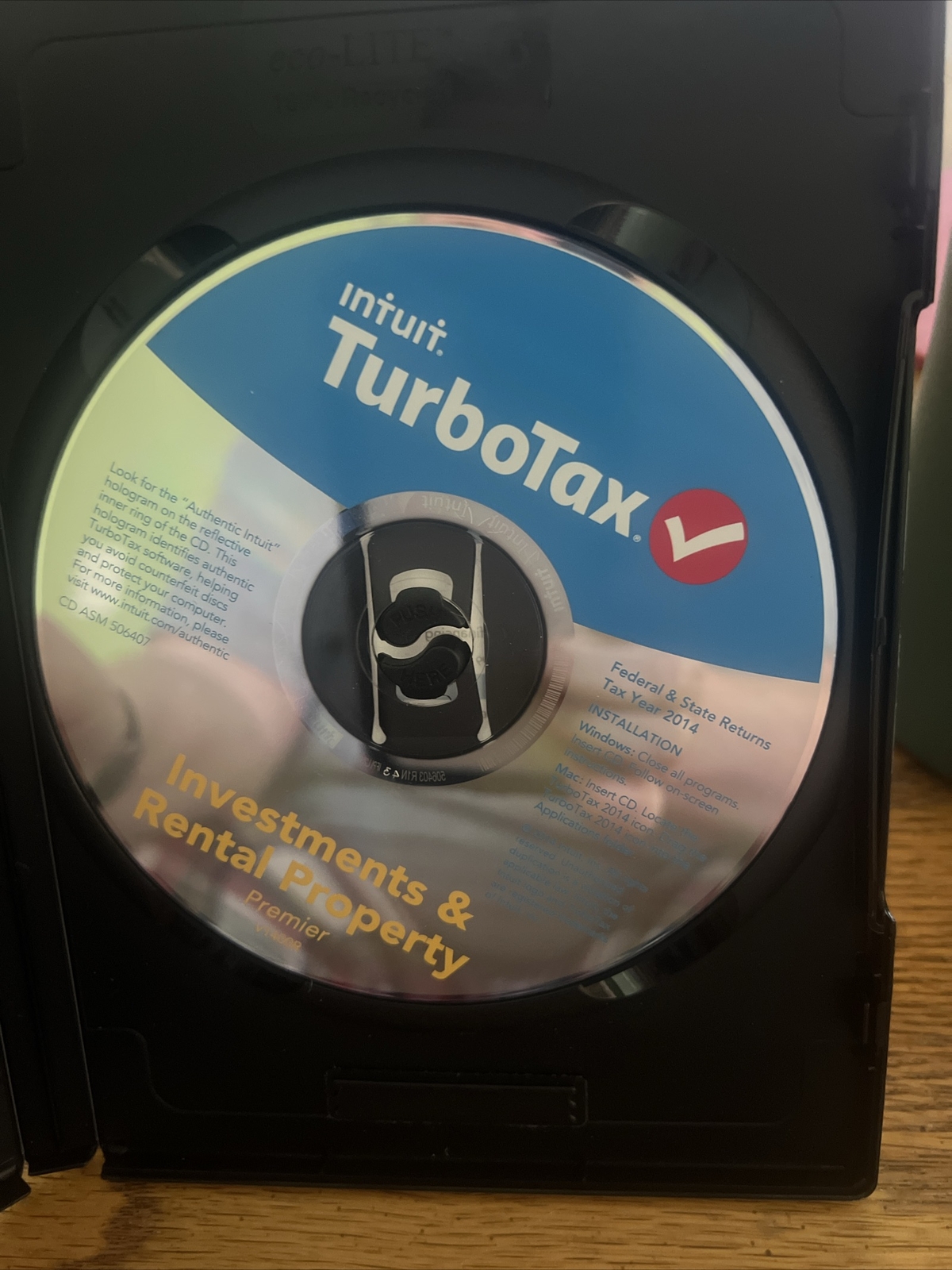 TURBOTAX Premier INVESTMENTS & RENTAL PROPERTY Federal & STATE 2014 Use 1 Time