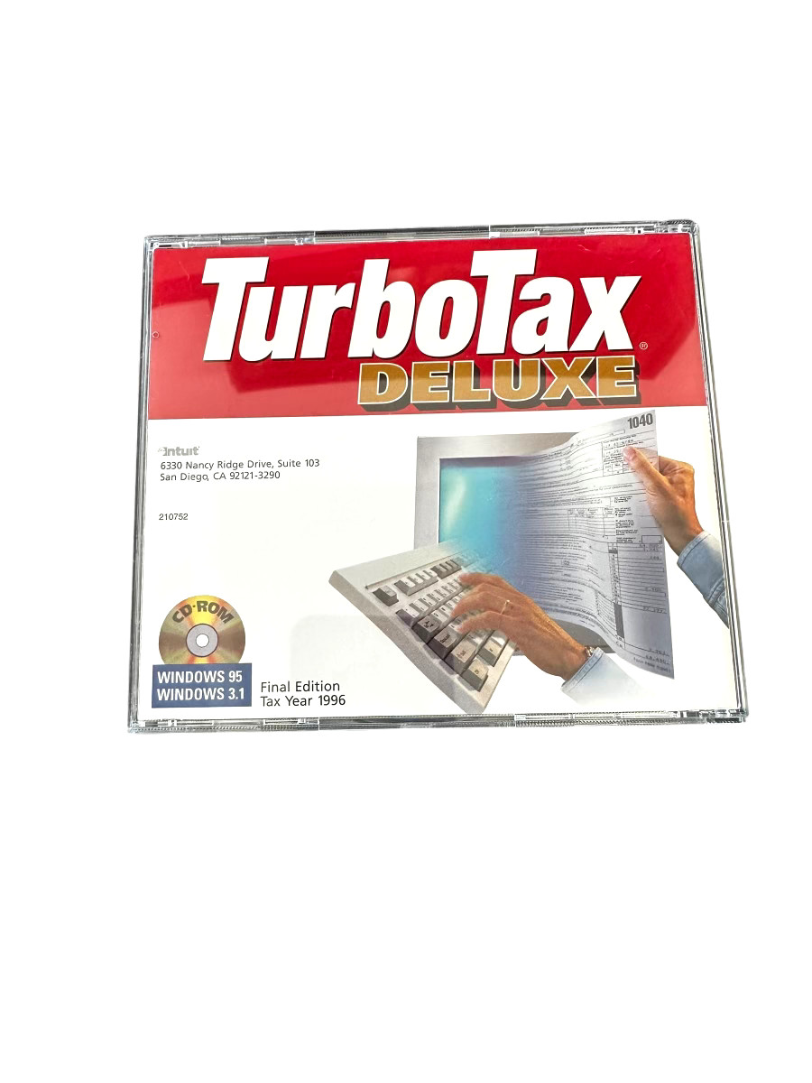TurboTax Deluxe Final Edition 1996 for Windows 95 & Windows 3.1