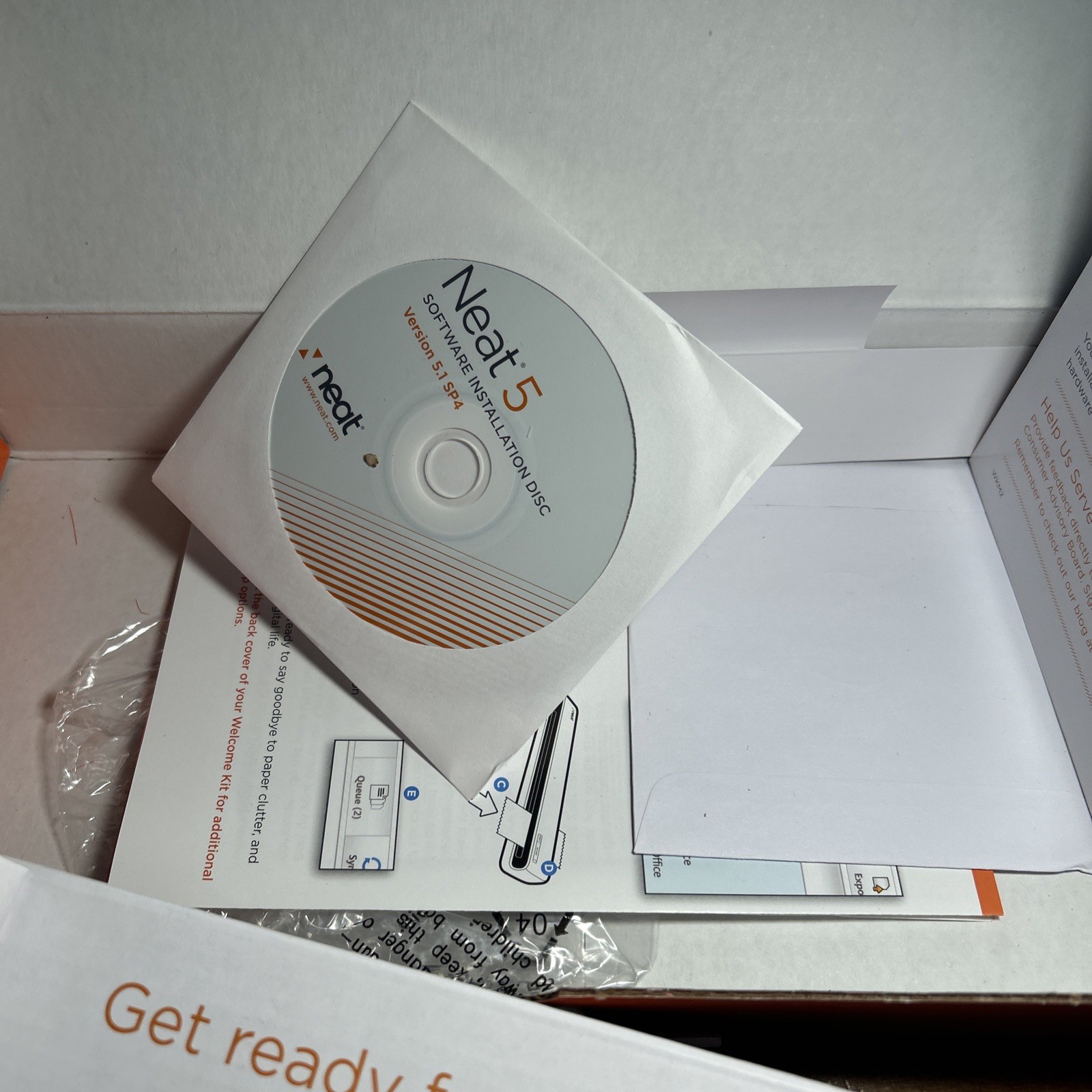 Neat Receipts Mobile Scanner Digital Filing System NM-1000 PC Mac Tested Works