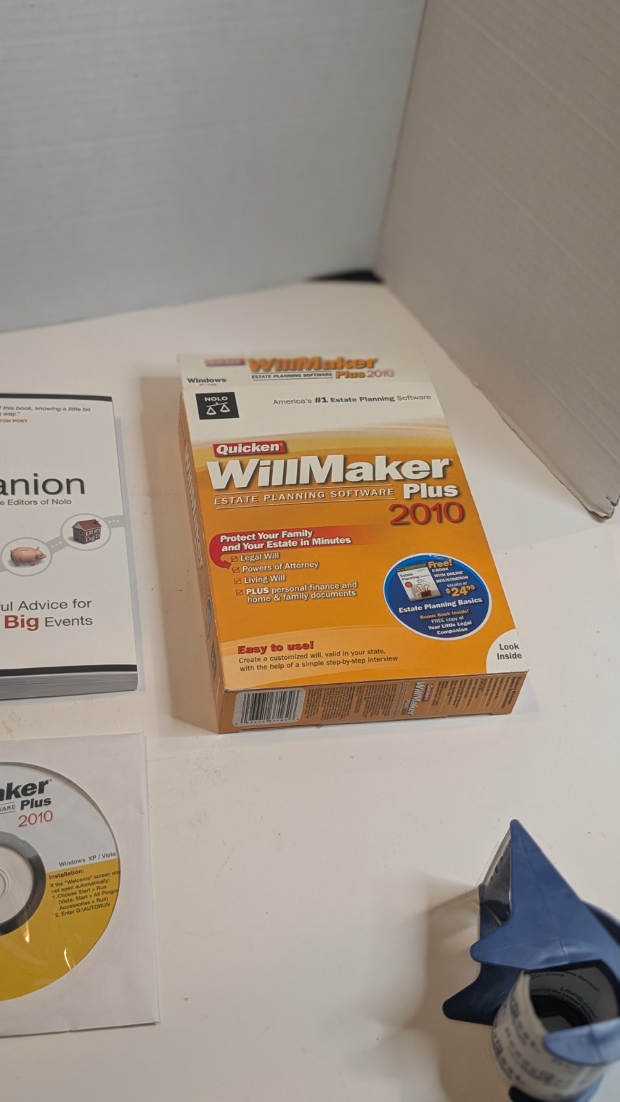 Quicken WillMaker Plus 2010 Estate Planning Software Legal Will CD-ROM Nolo