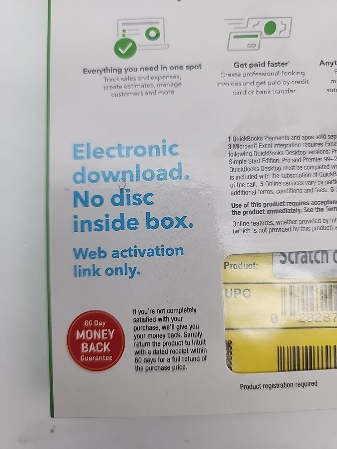 Intuit QuickBooks Mac Online 1 Year 3 Users Subscription NEW Sealed License