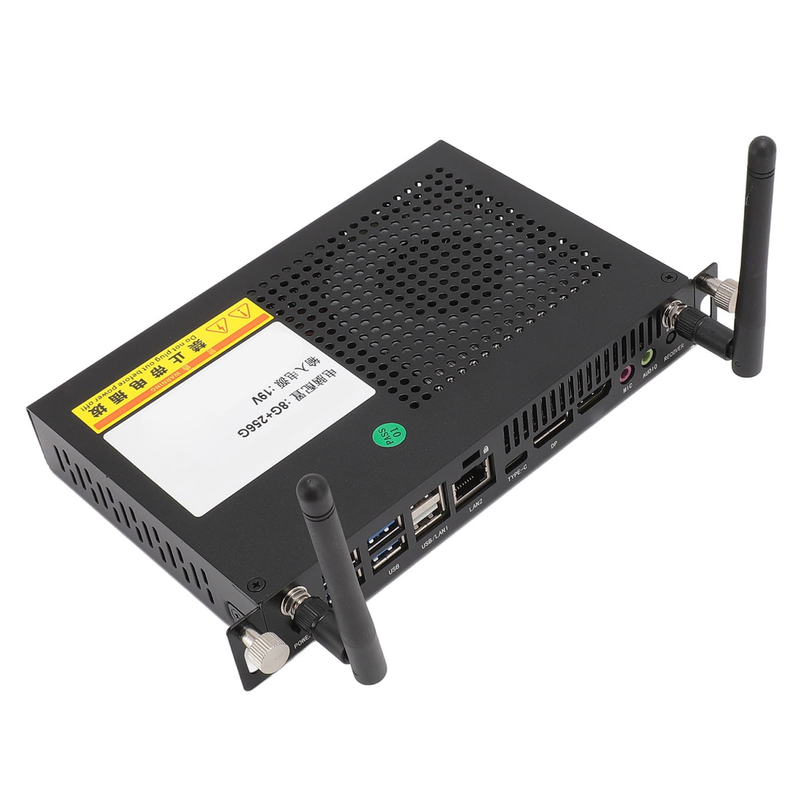 Small PC 8GB DDR4 256GB SSD 12th 13th Gen Mobile Processor Built In Industr BQVY