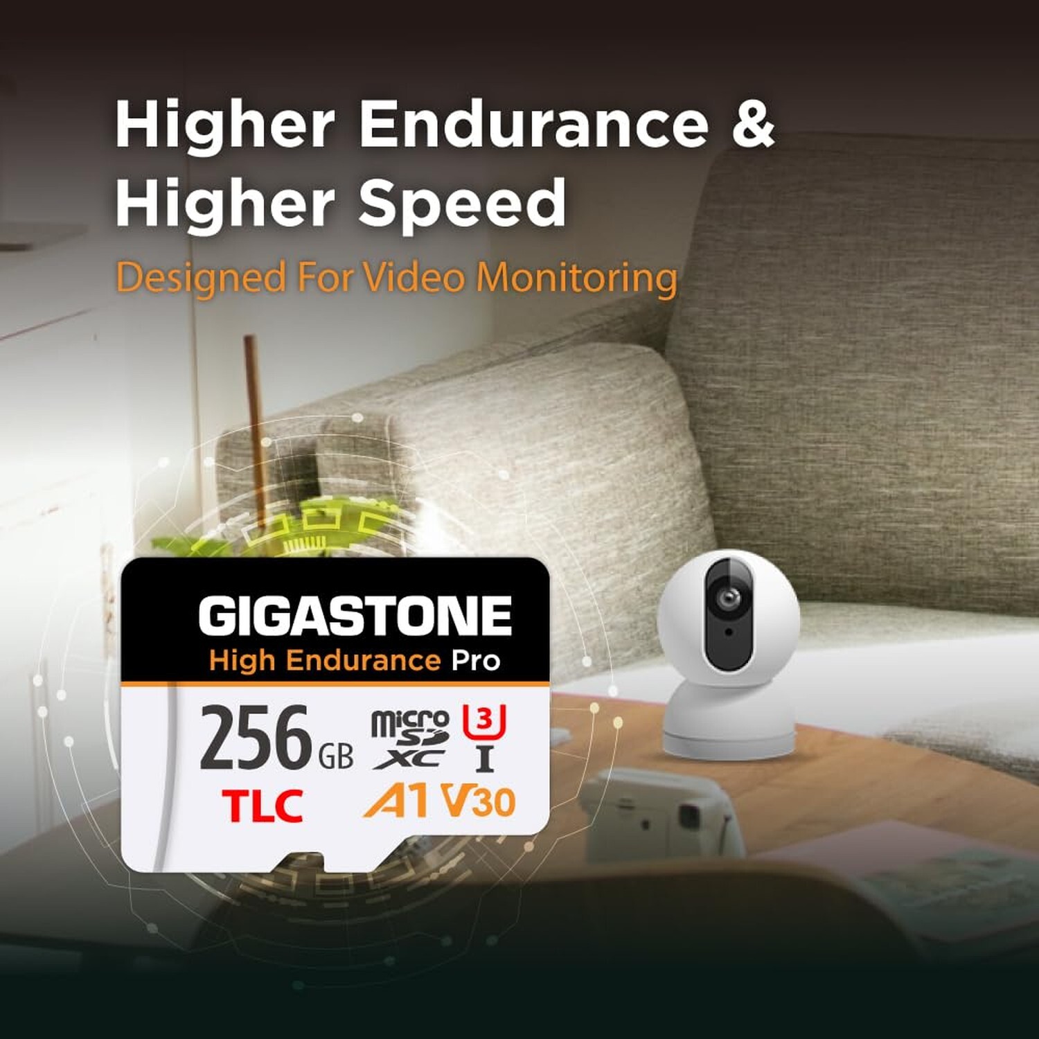 [5-Yrs Free Data Recovery] GIGASTONE 256GB Micro SD Card, High Endurance Pro …