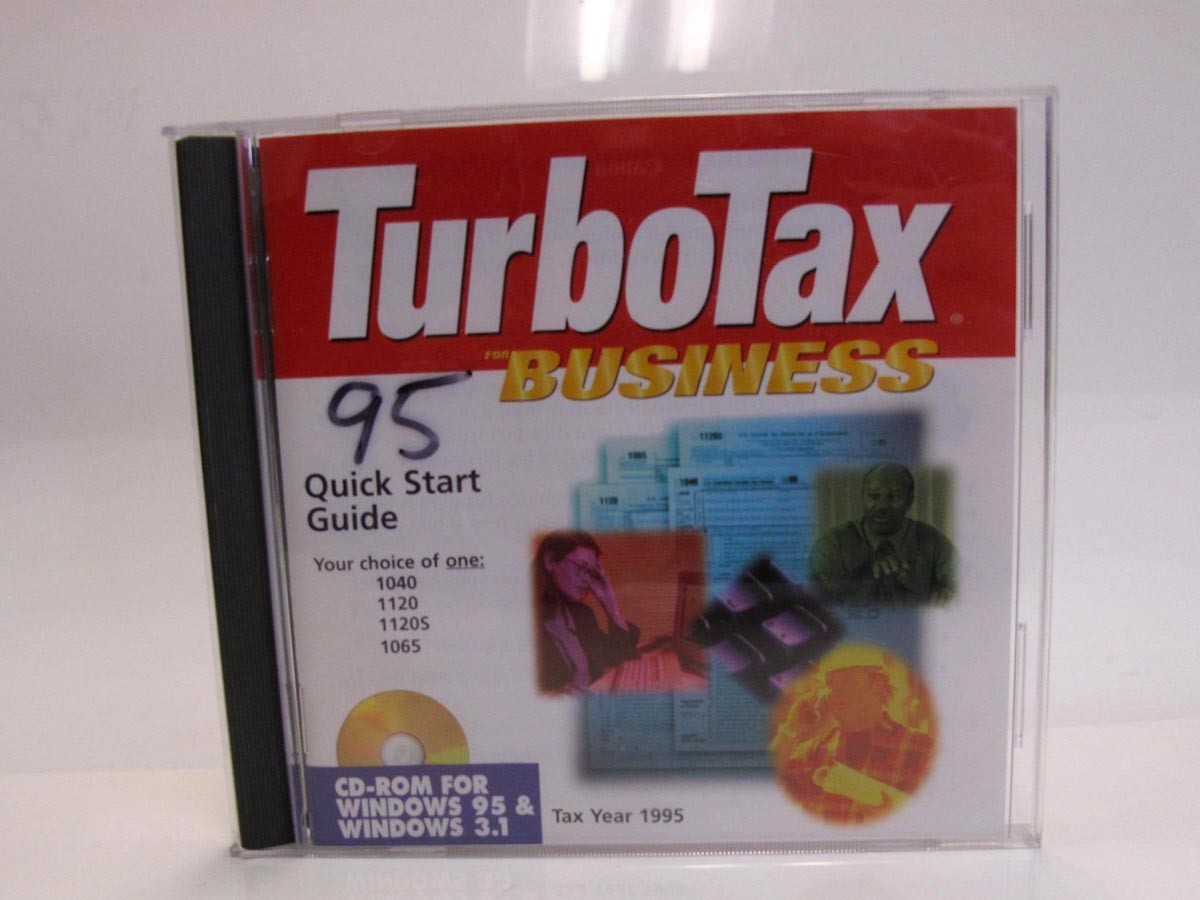 95 TurboTax For Business Edition 1995 PRE-OWNED