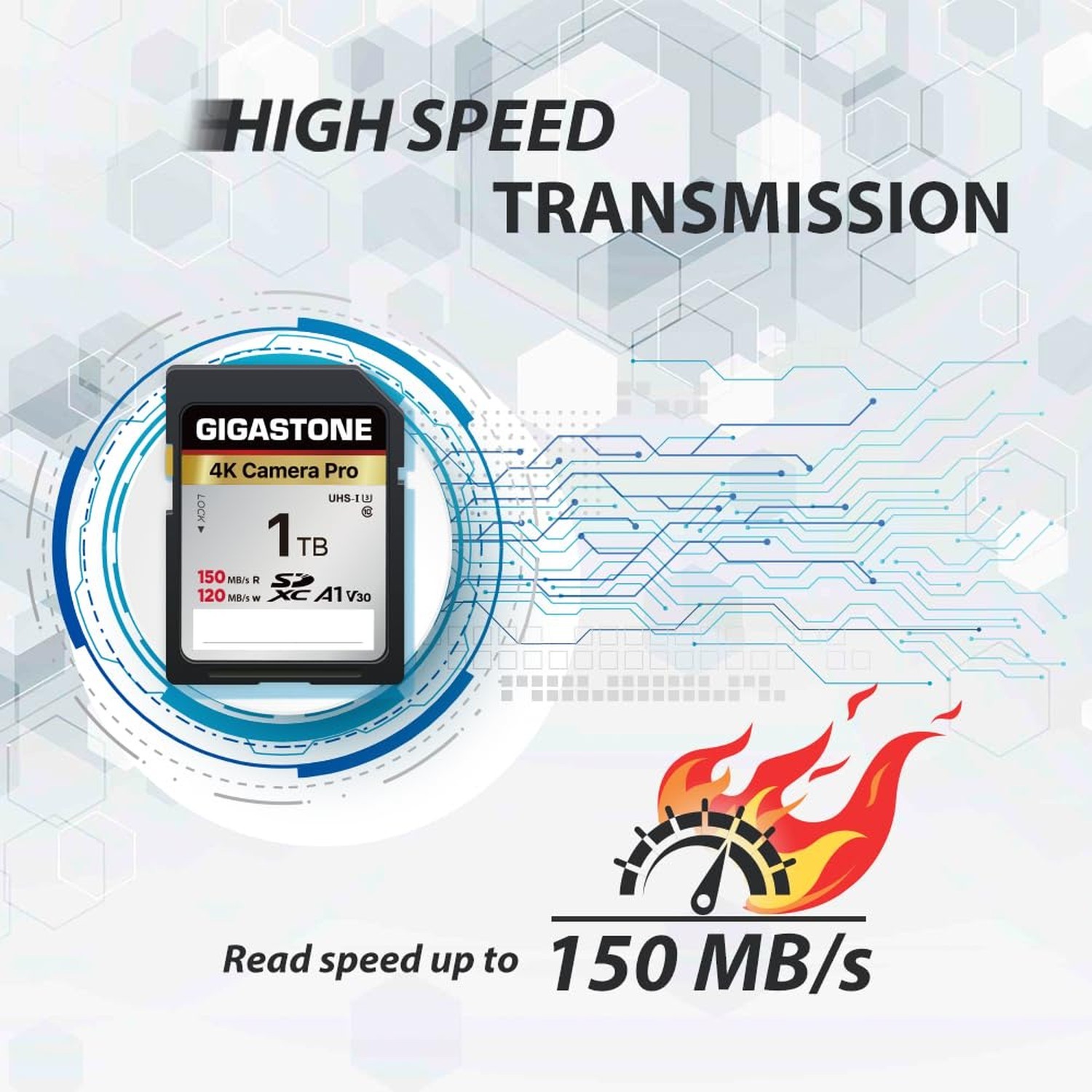 [5-Yrs Free Data Recovery] GIGASTONE 1TB SDXC Memory Card 4K Pro Series Camer…