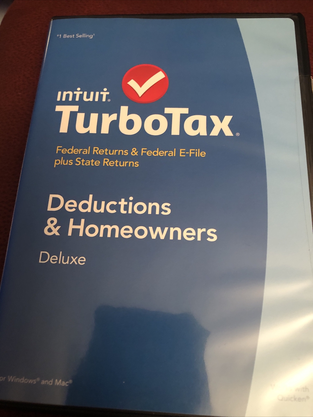 Intuit Turbo Tax 2014 Deluxe Deductions & Homeowners Edition Federal E-File Stat