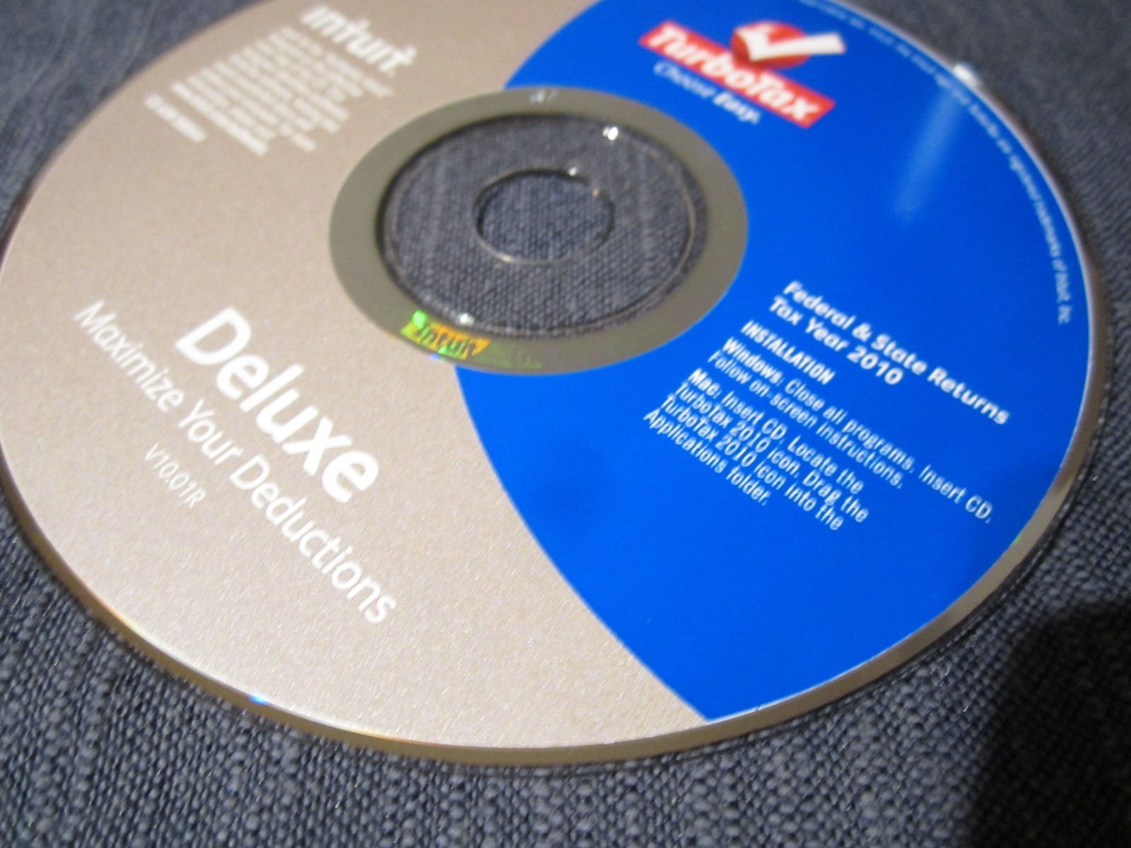 Turbotax 2010 Deluxe Federal State Tax Software Windows Mac