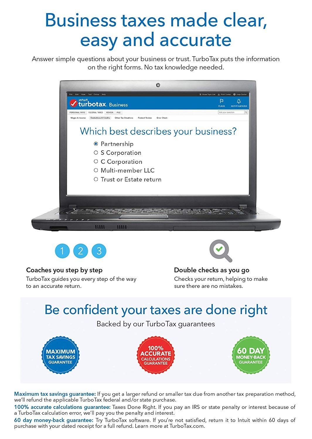 TurboTax Business 2015 S/C Corp Physical CD Win Full Updates | #1 Install Expert