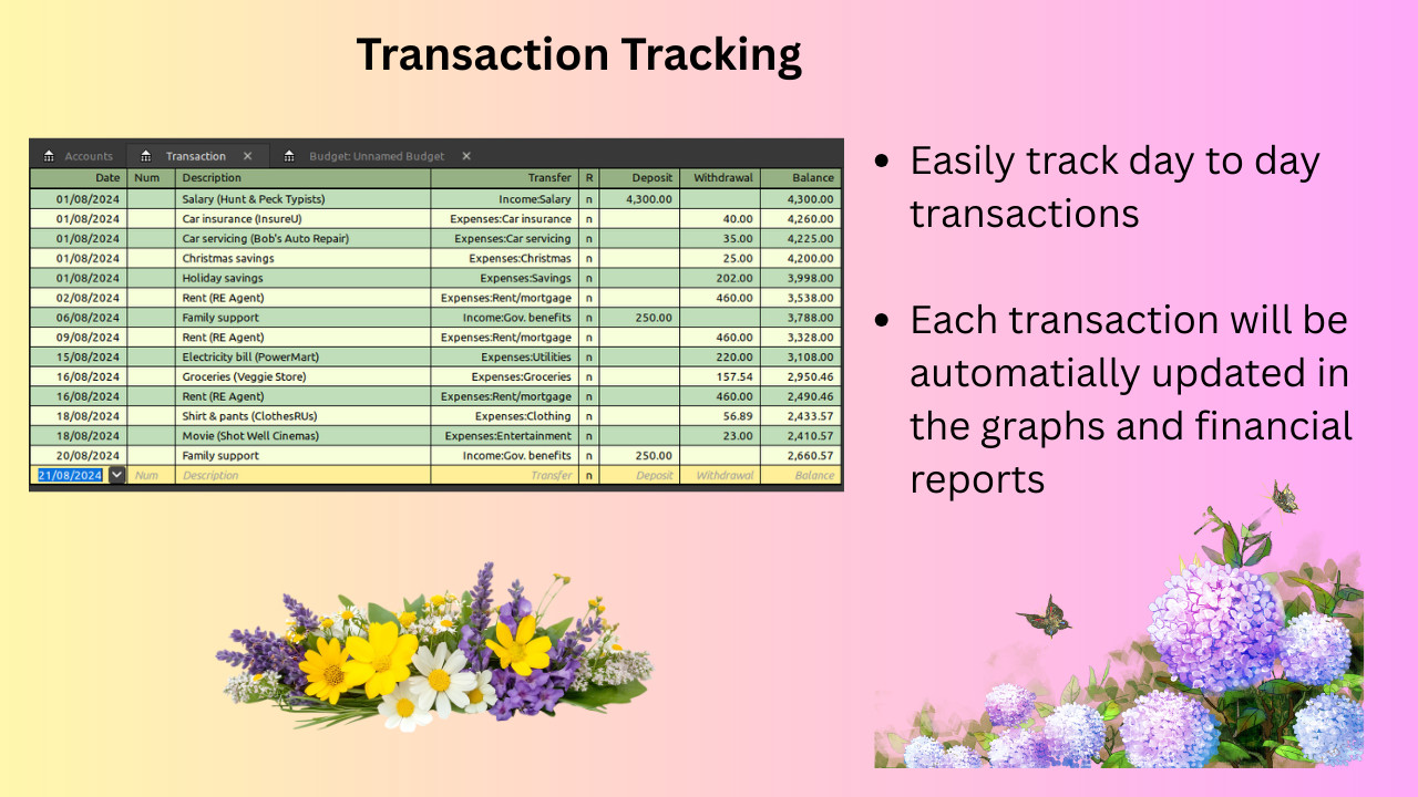 Easy Accounting Personal & Small Business Software Bookkeeping Finance Tracking