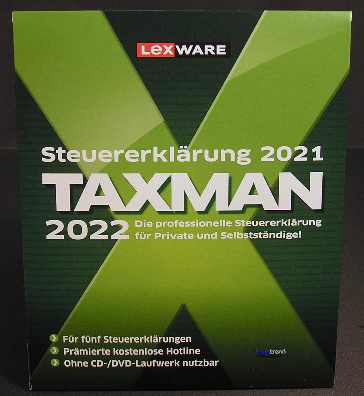 Lexware Taxman 2022 Full Version Box + DVD Tax Year 2021 + Tax Manual NEW
