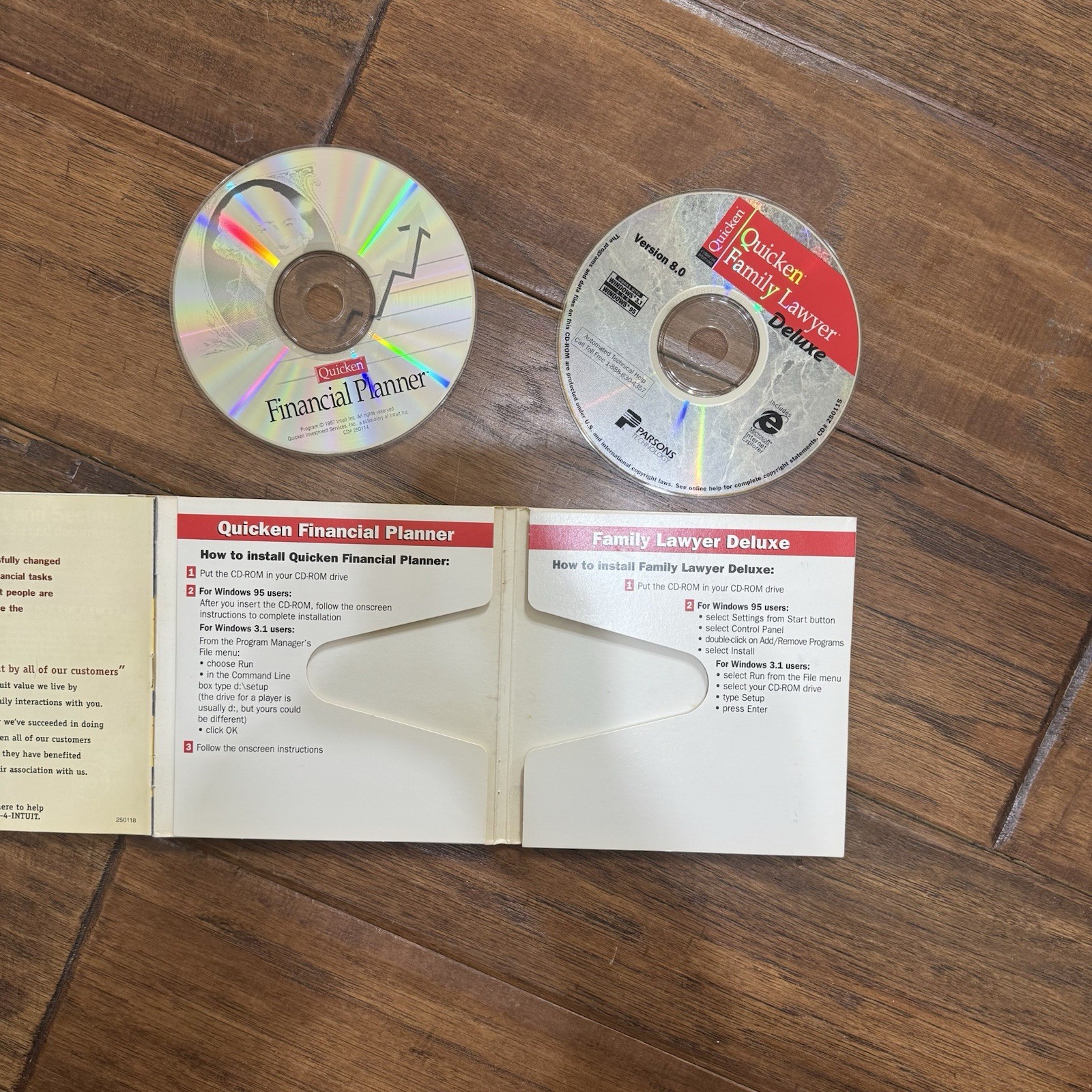 VTG Quicken financial planner Suite 98, Family, Lawyer, Deluxe Windows Software
