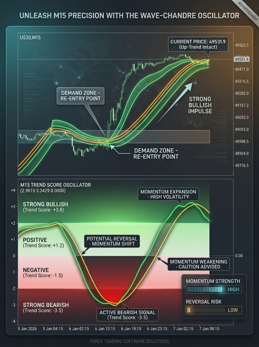 NEW!!! 📊Chande Trend Score Smoothed Indicator – MT4 | Digital Download